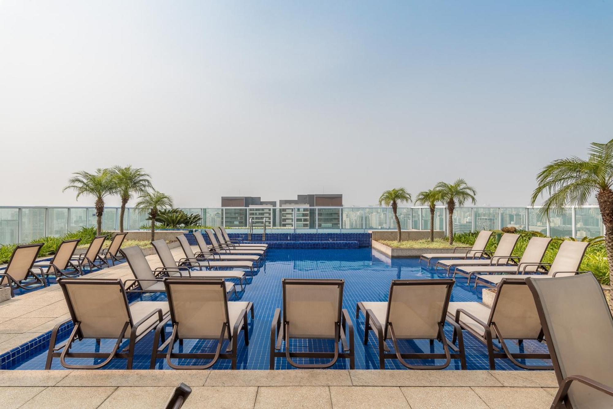 Estilo, Conforto E Vista Panoramica Ideal Para Trabalho Ou Lazer São Paulo Extérieur photo