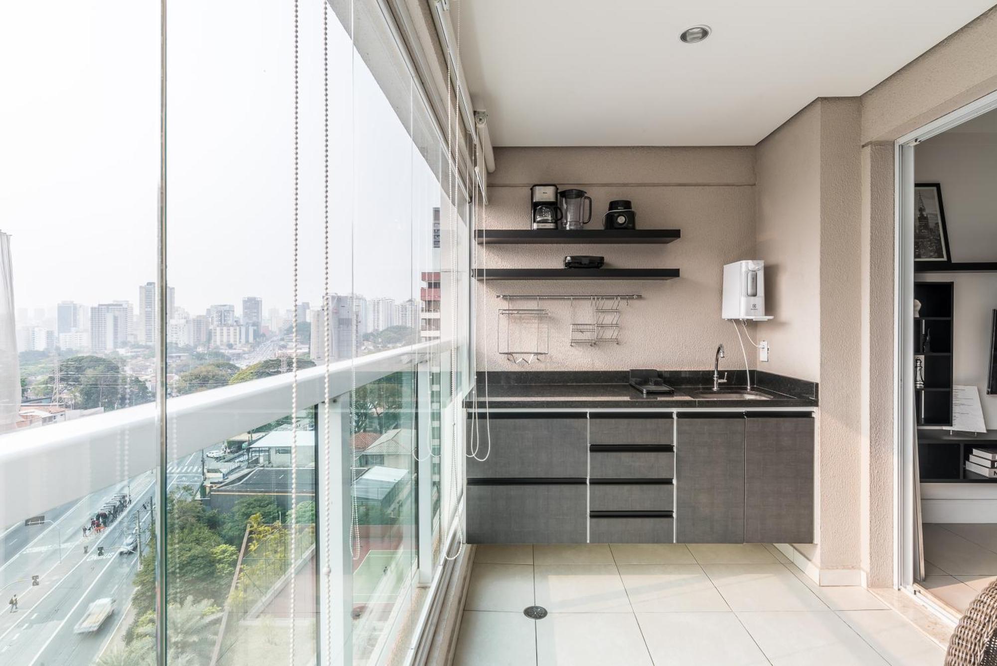 Estilo, Conforto E Vista Panoramica Ideal Para Trabalho Ou Lazer São Paulo Extérieur photo